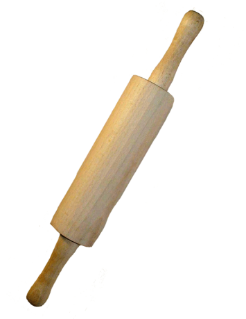 скалка деревянная с вращающимся валиком