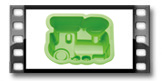 Формочка ПАРОВОЗИК DELICIA KIDS 630947